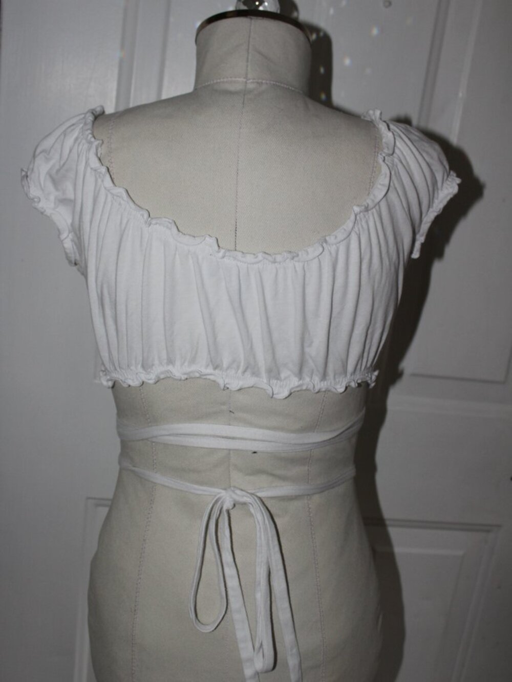 Short sleeve wrap top - Picture 4 of 4